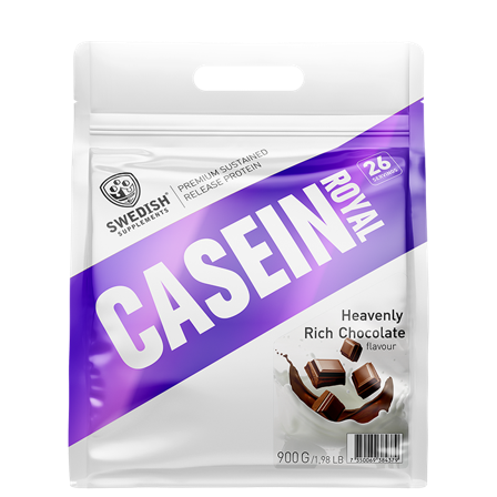 Kaseinprotein Swedish Supplements Casein Royal, 900 g, Heavenly Rich Chocolate - Bodyman.dk