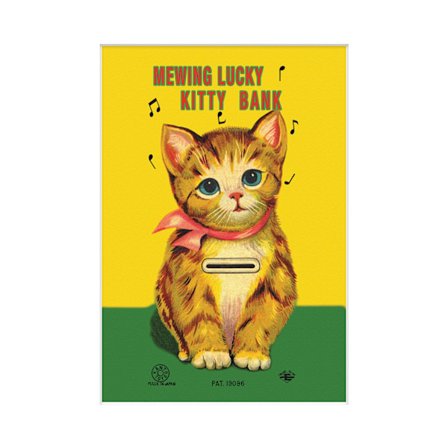 Pyramid International Mewing Lucky Kitty Bank Print 40cm x 30cm