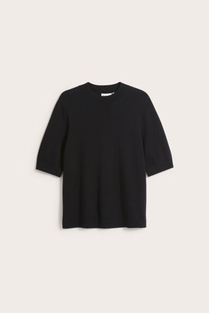 Kappahl | Villasekoitetta oleva ohutneuloksinen pusero Musta XS | Musta