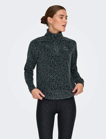 Only Play Onpino Hn Hz Ls Fleece Aop Jck - Navy - S