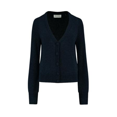 Pom Amsterdam, Cardigan Navy Bleu Blauw, Heren, Maat:M
