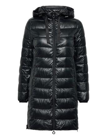 Coats Woven Topattu Pitkä Takki Musta Esprit Casual
