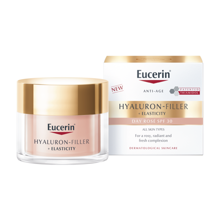 Eucerin Hyaluron-Filler + Elasticity Day Cream Rose SPF30, 50 ml