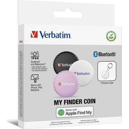 Bluetooth-hörsnäcka Verbatim - Min Finder Coin