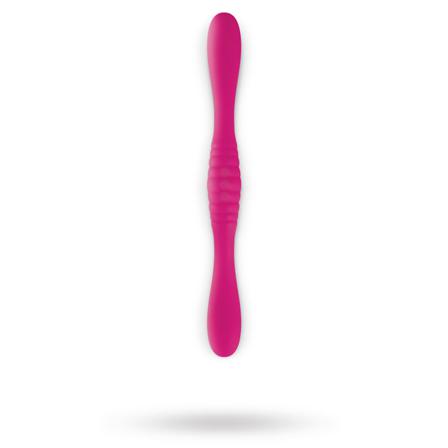Shi/Shi 2FER Dual Massager - Pink - Vuxen.se - Air pressure stimulator, klitoris vibratorer, dildoer, lystkugler, magic wand & æg.