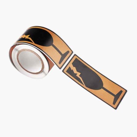 Biltema - Advarselsetikett glass 100-pk.