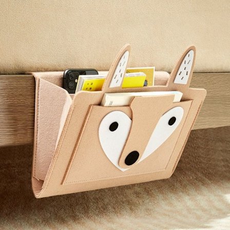 Filt Elg Sengekant Opbevaring Fox Skrivebordstaske FOX FOX