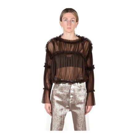 MM6 Maison Margiela Tops Brun, Dame