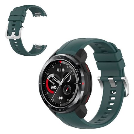 Honor Watch GS Pro silicone watch band - Dark Green