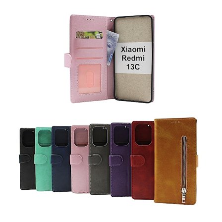 Zipper Standcase Wallet Xiaomi Redmi 13C