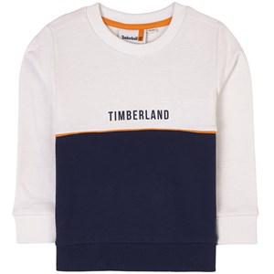 Kids - Timberland Kids Navy Colorblock Sweatshirt 6 Years - Jumpers and knitwear - 6 years - Navy