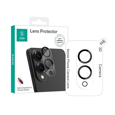 SiGN Samsung Galaxy S25 Edge Linsskydd i Härdat Glas