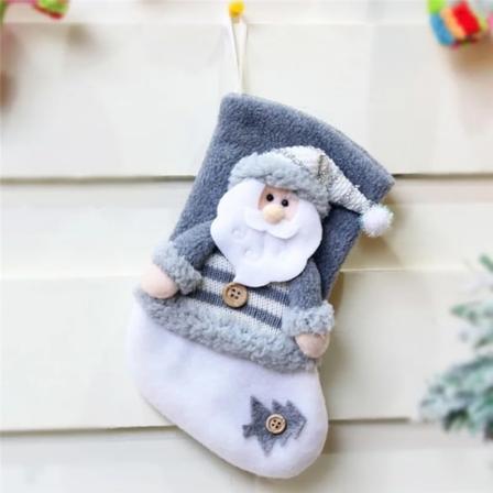 Joulupukki-sukkapussi Joulupukki-sukat Mini-sukat Joulupukki Makeiset Lapset Lapset Lahjapussi Joulukuusi Ripustuskoriste Stana Claus