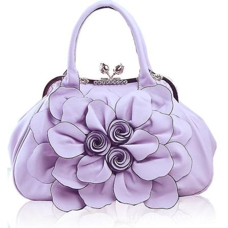 Damer Dam Handväska Portable Casual Fash Bag Light purple