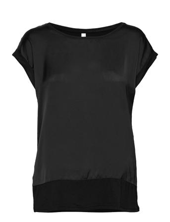 Sc-Thilde Blouses Short-sleeved Sort Soyaconcept