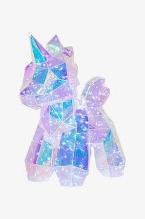 Star Trading - Magisk enhjørning-batteri - Transparent - Børnelamper - Fra Homeroom