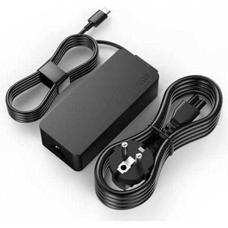 65W USB C Oplader til Lenovo ThinkPad T480, T490, T495, T580, T590, L380, L390 Yoga og Andre Bærbare Computere - Type-C Strømadapter