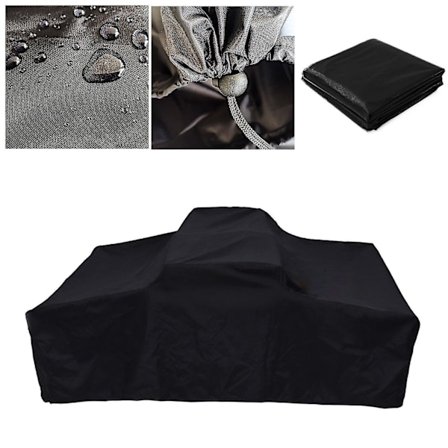 Nytt 1,4 m reseöverdrag taktält camping husvagn vattentät 4x4 rack fri svart