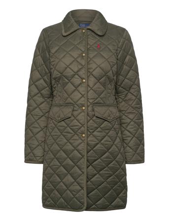 Water-Repellent Quilted Coat Tikkitakki Green Polo Ralph Lauren