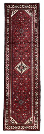 Medallion Small Hosseinabad Rug 83X297 Wool