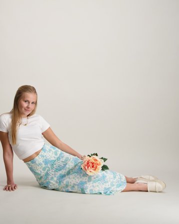 LMTD SANDY MAXI SKIRT Blå Nederdele Pige - Kids Brand Store