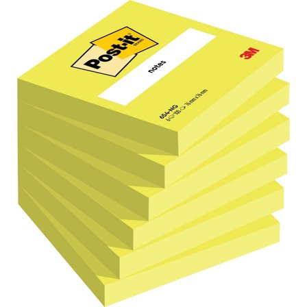 POST-IT Sticky-notislappar, 76 x 76 mm, neongröna, 100 blad, 654-NG - Lyreco - Kontorsmaterial - Notes och Post-It - Notes - Färgade