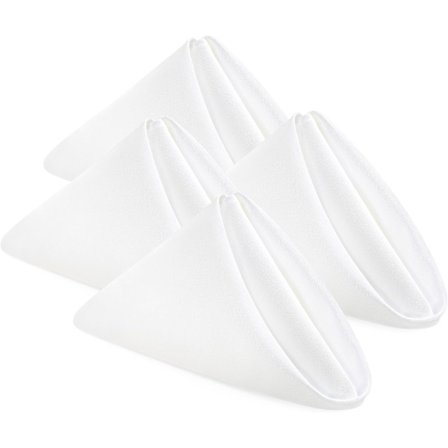 Tygservetter 24-pack - Återanvändbara Svarta 43x43cm