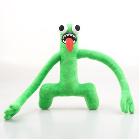 22cm bomulds gaming rainbow friends plys legetøj halloween blødt legetøj, grøn