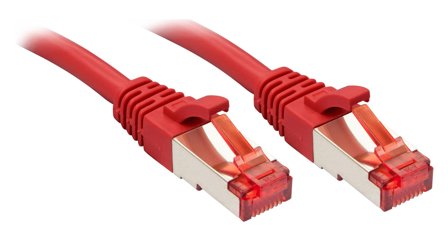 Lindy S/FTP PatchCord Cat6. CU. Red. 2.0m Factory Sealed