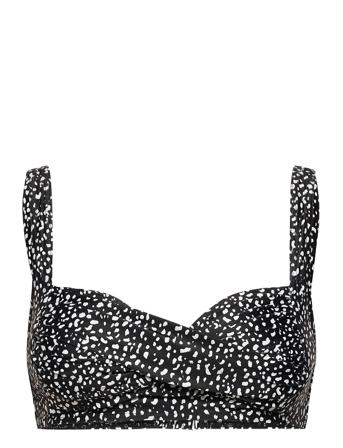 Camogli Swimwear Bikinis Bikini Tops Wired Bikinitops Musta Scampi