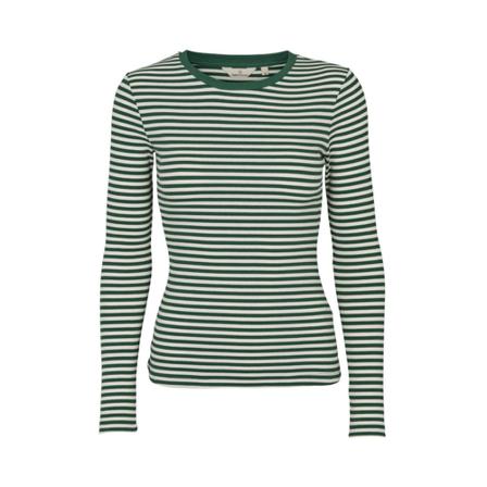 Basic Apparel Ludmilla Long Hvid, Dame Langærmet