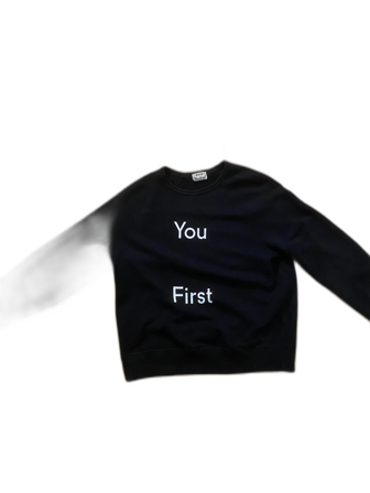 Acne studios ”you first” sweatshirt