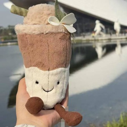 Jellycat Bartholomew kosedyr, myk og komfortabel, en flott gave til barn, Valentinsdagen eller som samleobjekt, Magnolia Latte 20cm