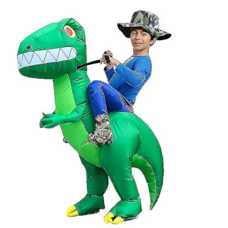 Barnas Dinosaur Oppblåsbare Kostyme Gutter Jenter Jumpsuit Boysuit Barn Alien Cosplay Kostyme Purim Halloween Festdrakt Klær
