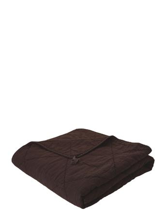 Plaid Cotton W Linentassels Home Textiles Cushions & Blankets Blankets & Throws Brun C'est Bon