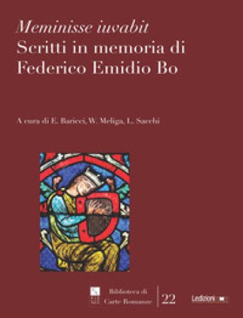 Meminisse iuvabit. Scritti in memoria di Federico Emidio Bo