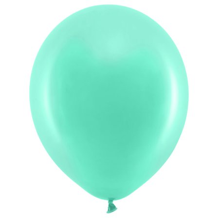 Rainbow Latexballonger Mintgröna 100-pack