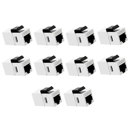 RJ45 Cat7 Suojattu Inline-liitin Cat 7 Naaras-Naaras Jack Cat7 Modulaariliittimelle Salvalla