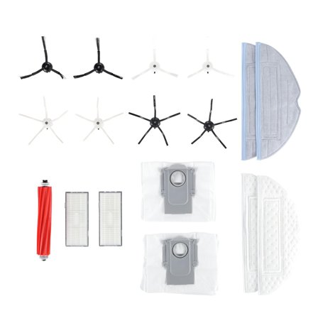 Nordic Quality Tilbehørssett 17 deler til Roborock S7/S7+/T7S/T7 Plus/T8 Plus/G10/G10S/G10S Pro
