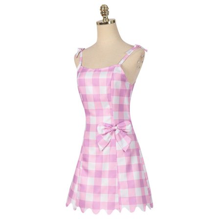 Mub- 2023 New Movie Barby cos clothes dress live action Barbies movie Leggings cosplay for kid Adult Halloween