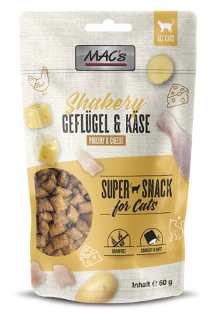 Mac's Shakery Kylling og Ost 60g - Kattegodbit