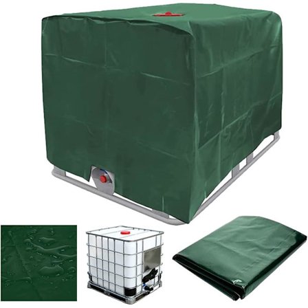 Presenning Tankdeksel, Presenning for 1000L Tank, Anti-Støv Anti-UV Anti-Regn