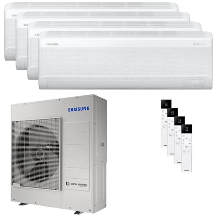 Condizionatore Samsung Windfree Avant S2 quadri split 9000+12000+12000+12000 BTU inverter A++ wifi unità esterna 10 kW
