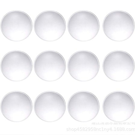 20 stk. Plast PMMA Linse Optisk 3D-linse Bikoveks Linse