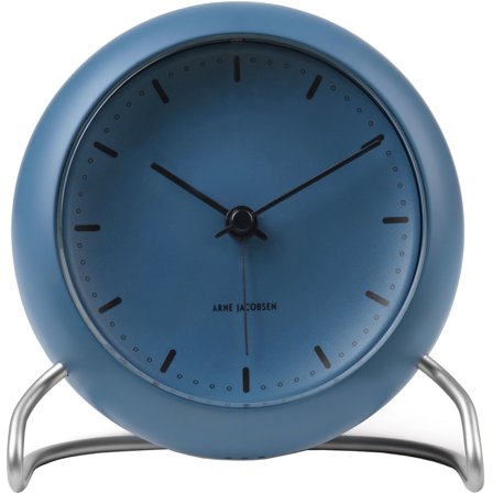 Arne jacobsen City Hall Bordsklokke Blå