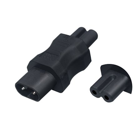 C7 till C8 rak adapter hane till hona Adapter C7 till C8 adapter Kabeladapter C8 till C13/C8 till C15/C8 till C5 Compact-