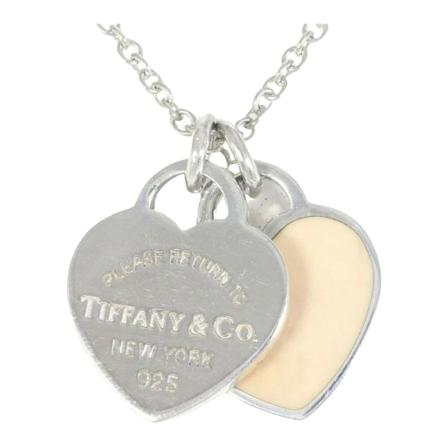 Tiffany & Co. Pre-owned Necklaces Grå, Dame Vintage Smykker, Størrelse: ONE Size
