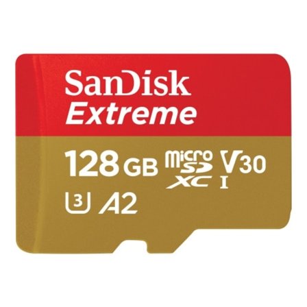 SanDisk Extreme - flash-minneskort - 128 GB - mikroSDXC UHS-I