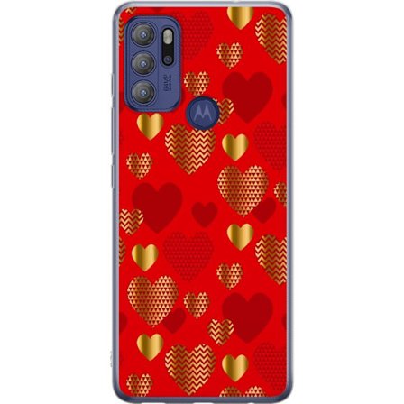 Yhteensopiva Puhelinkuori Motorola Motorola Moto G60S GoldenHearts