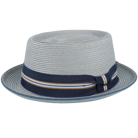 Bailey - Grå straw Hatt - Carver Grey Straw Hat @ Hatstore